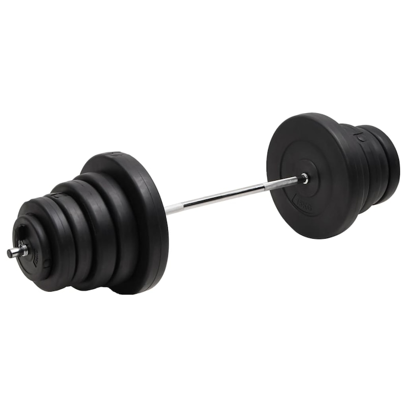 Barbell with Plates 90 kg vidaXL Australia