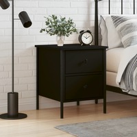 Bedside Table Nightstand Side Cabinet Storage Cabinet Engineered Wood vidaXL