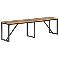 Bench 160x35x46 cm Solid Wood Mango vidaXL