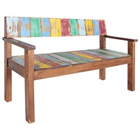 Bench 115 cm Solid Reclaimed Wood vidaXL