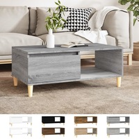 Coffee Table Engineered Wood Living Room Sofa End Table Multi Colours vidaXL