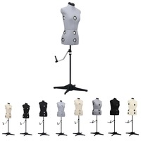 Dressmaker Mannequin Dress Form Adjustable Display Female Mannequin vidaXL