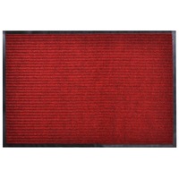 Door Mat 90 x 60 cm PVC Red vidaXL