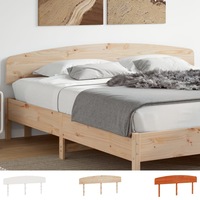 Headboard Bed Header with Back Support Bedroom Furniture Solid Wood Pine vidaXL