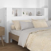 Headboard Cabinet White 160x18.5x104.5 cmvidaXL