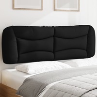 Headboard Cushion Black 152 cm Fabric vidaXL