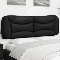 Headboard Cushion Black 153 cm Faux Leather vidaXL