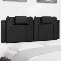 Headboard Cushion Black 153 cm Faux Leather vidaXL