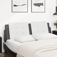 Headboard Cushion White and Black 152 cm Faux Leather vidaXL