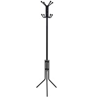Metal Black Coat Stand vidaXL