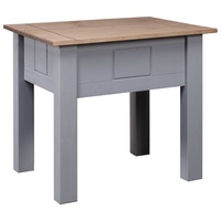 Nightstand Grey 50.5x50.5x52.5 cm Pine Panama Range vidaXL