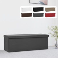 Storage Bench Foldable Shoe Storage Bench Seat Hallway Living Room PVC vidaXL