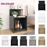 Bedside Tables Chipboard Side Table Nightstand Storage Cabinet 1/2x vidaXL