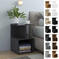 1/2x Bedside Cabinet Chipboard Home Telephone Stand Set Multi Colours vidaXL