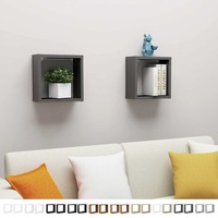 Wall Shelves Floating Mounted Shelves Set Bookshelf Display Rack 2/4/6x vidaXL