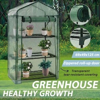 3-Tier Mini Greenhouse 69x49x125 cm