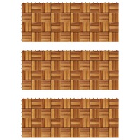 Decking Tiles 30 x 30 cm Acacia Set of 30 vidaXL