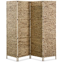 4-Panel Room Divider 154x160 cm Water Hyacinth vidaXL