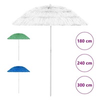 Hawaii Beach Umbrella Outdoor Parasol Sunshade Canopy Multi Sizes/Colours vidaXL