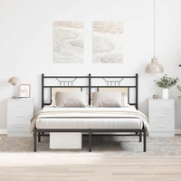 Bedside Cabinets 2 pcs High Gloss White 38x35x56 cm Engineered Wood vidaXL