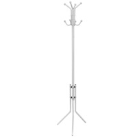 Coat Stand Metal White vidaXL