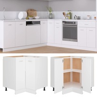 Corner Bottom Cabinet White 75.5x75.5x81.5 cm Engineered Wood vidaXL