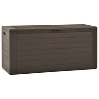 Garden Storage Box Brown 116x44x55 cm vidaXL