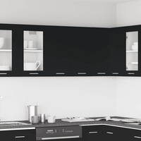 Hanging Cabinet Black 60x31x60 cm Engineered Wood vidaXL