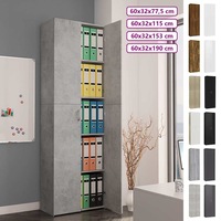 Cabinet Filing Cabinet Storage Unit Cupboard Office Engineered Wood vidaXL