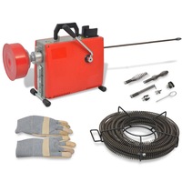Pipe Cleaning Machine 250 W 15mx16mm 4.5mx9.5mm vidaXL