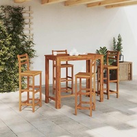 Bar Table Solid Acacia Wood 120x60x105 cm vidaXL