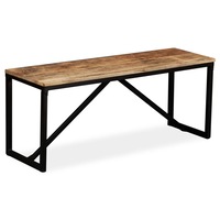 Bench Solid Mango Wood 110x35x45 cm vidaXL