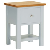 Nightstand 36x30x47 cm Solid Oak Wood vidaXL