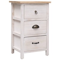 Side Cabinet 35x25x57 cm Paulownia Wood vidaXL