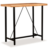Bar Table 120x60x107 cm Solid Acacia Wood vidaXL