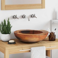 Basin Solid Teak 45 cm vidaXL