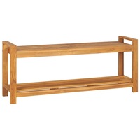 Bench 120 cm Solid Teak Wood vidaXL
