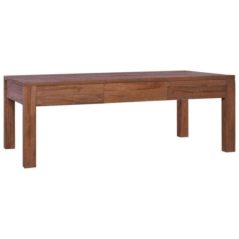 vidaXL Coffee Table 110x60x40 cm Solid Teak Wood