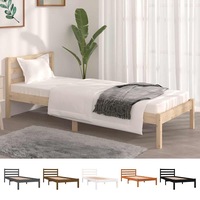 Bed Frame Mattress Base Bedstead Bedroom Furniture Solid Wood Pine vidaXL