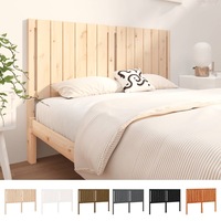 Solid Wood Pine Bed Headboard Wooden Bed Header Black/Brown Multi Sizes vidaXL