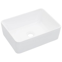 Wash Basin 40x30x13 cm Ceramic White vidaXL