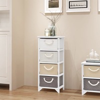 Storage Cabinet 4 Drawers Wood vidaXL