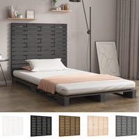 Wall Headboard Wooden Bed Head Single Double Queen King Solid Wood Pine vidaXL