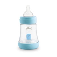Chicco Perfect 5 Silicone Bottle Slow Flow (Blue) - 150mL