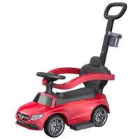 Licensed Mercedes AMG C63 Coupe Ride-On Push Car - Red