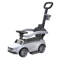 Licensed Mercedes AMG C63 Coupe Ride-On Push Car - White