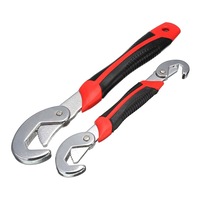 4x Torque Quick Snap Pipe Spanner Adjustable Multi-Functions Wrench Grip 9-32mm