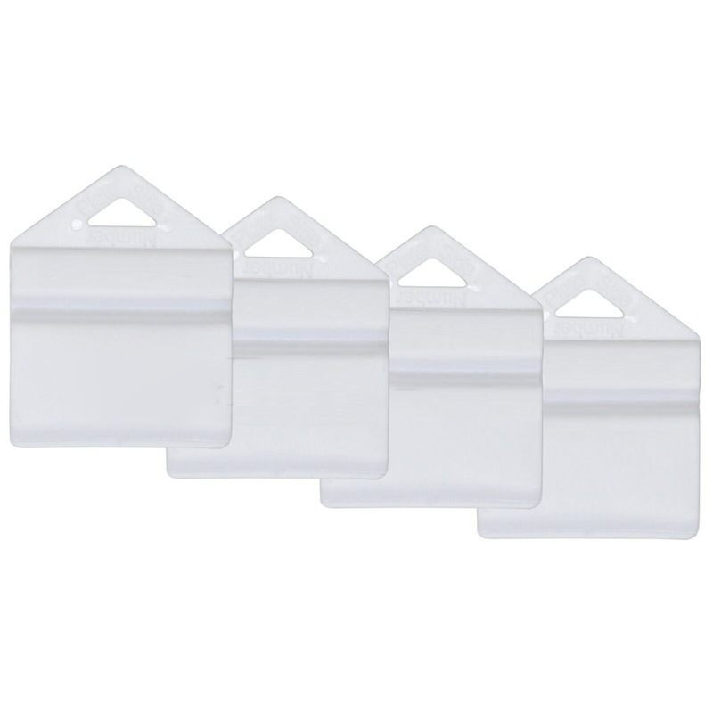 4X White Plate Clips L & P L And P Number Plate Holders  Australia