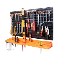 52Pcs Tool Storage Rack Wall Mounted Holder Hooks For Wrench Spanner Screwdriver