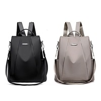 Anti-theft Double Shoulder Bag Travel Backpack Waterproof Oxford Cloth
